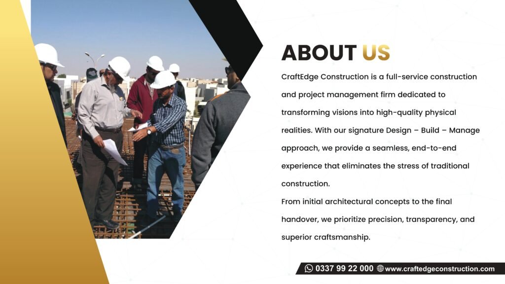 Construction work by Craft Edge Construction in Karachi
